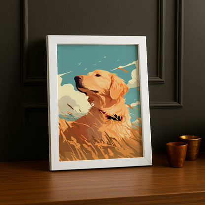 Chien portrait - Poster