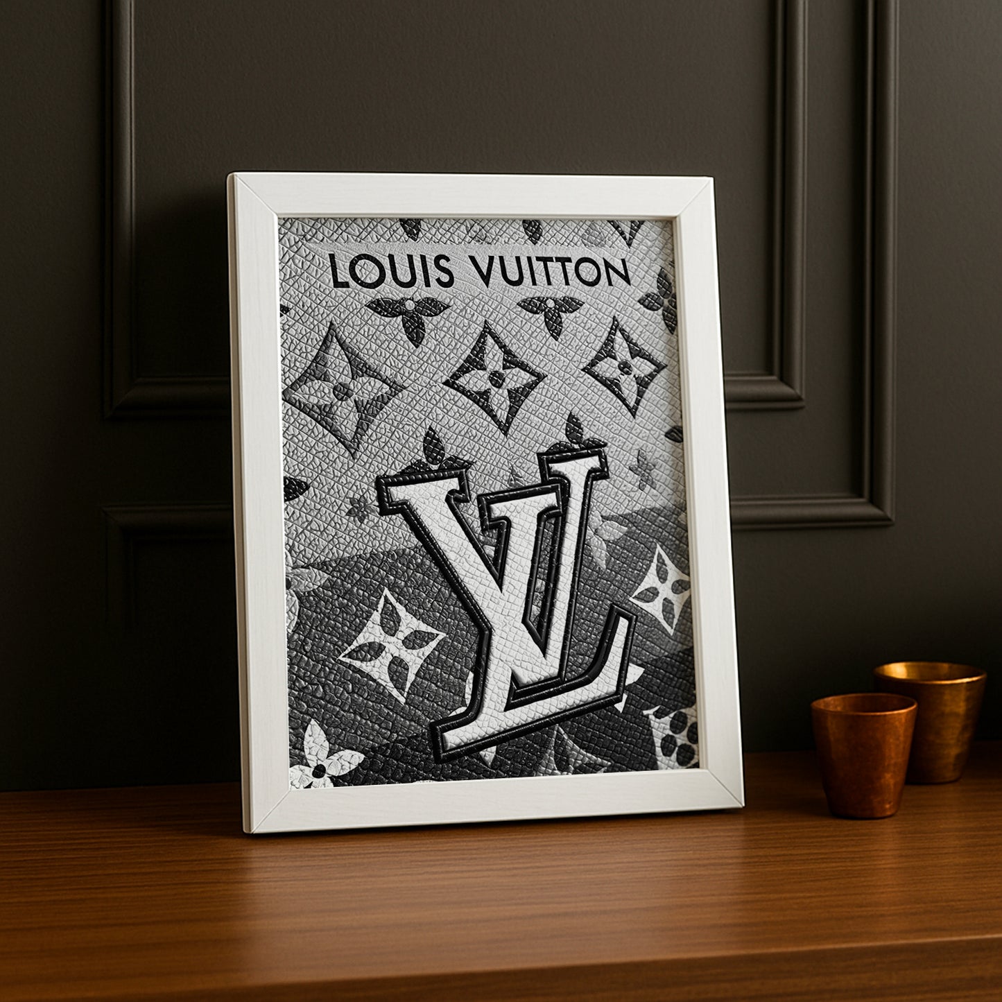 Cadre photo Louis Vuitton - Monogram Cuir