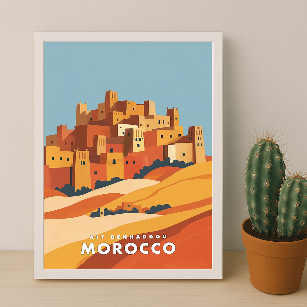 Ait Benhaddou Maroc - Poster