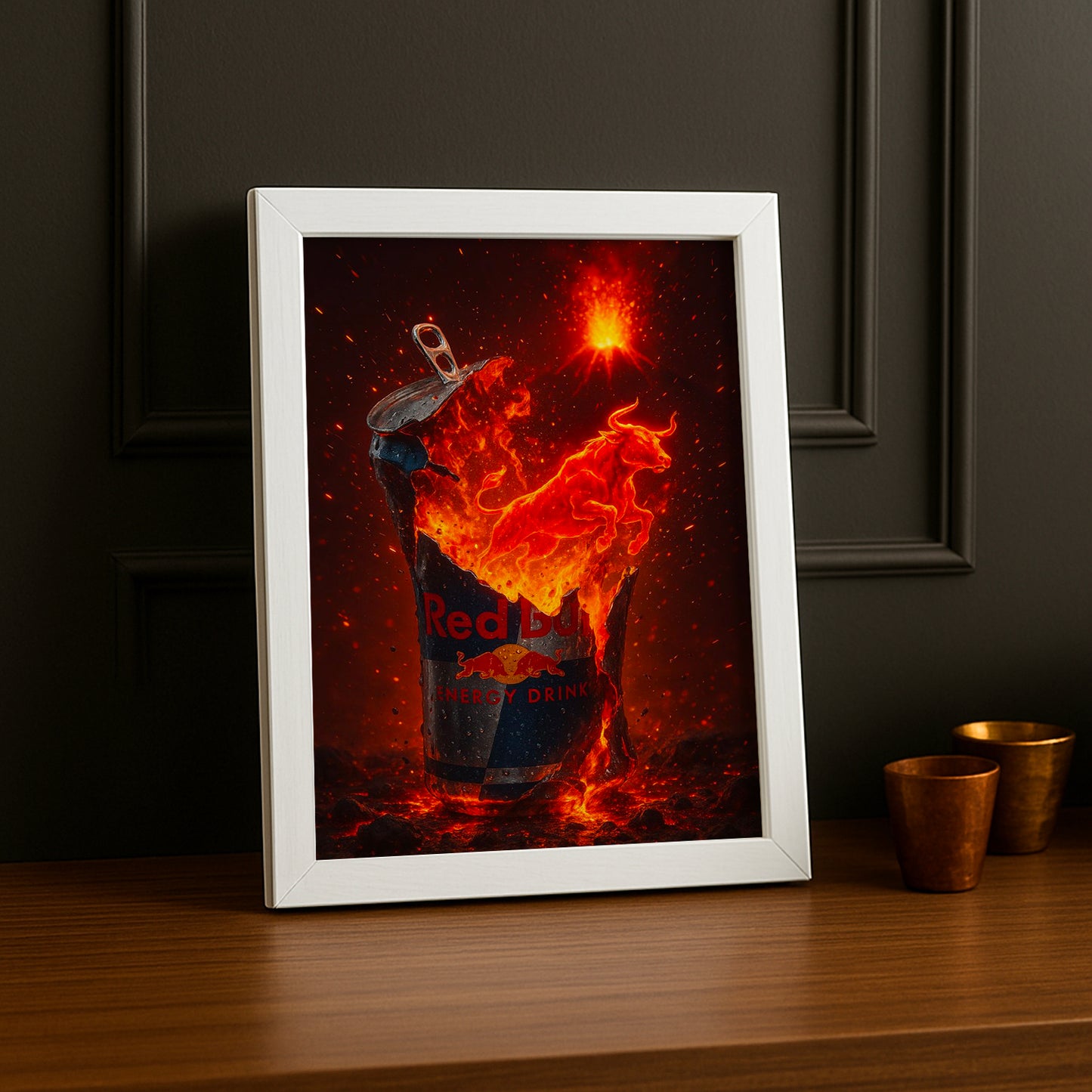 Cadre Photo Redbull - Fire