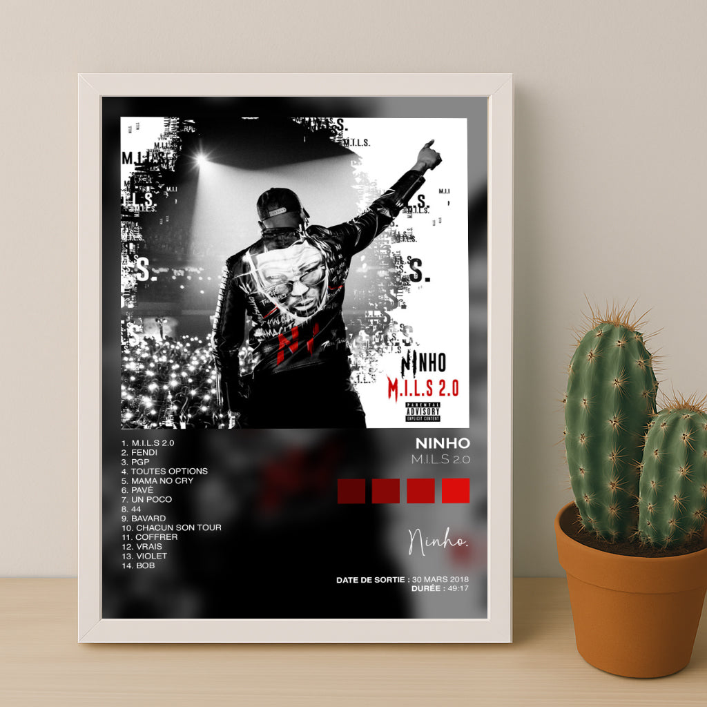 Poster Ninho - Album M.I.L.S 2.0