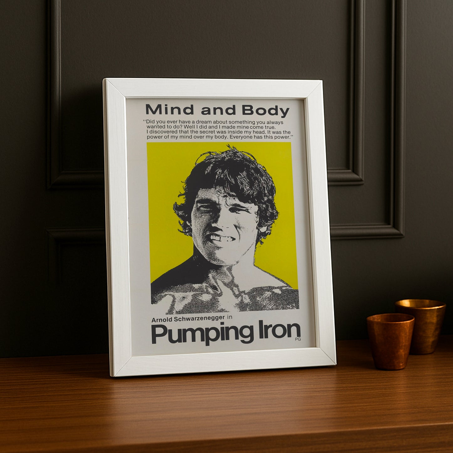 Cadre Photo Musculation - Pumping Iron