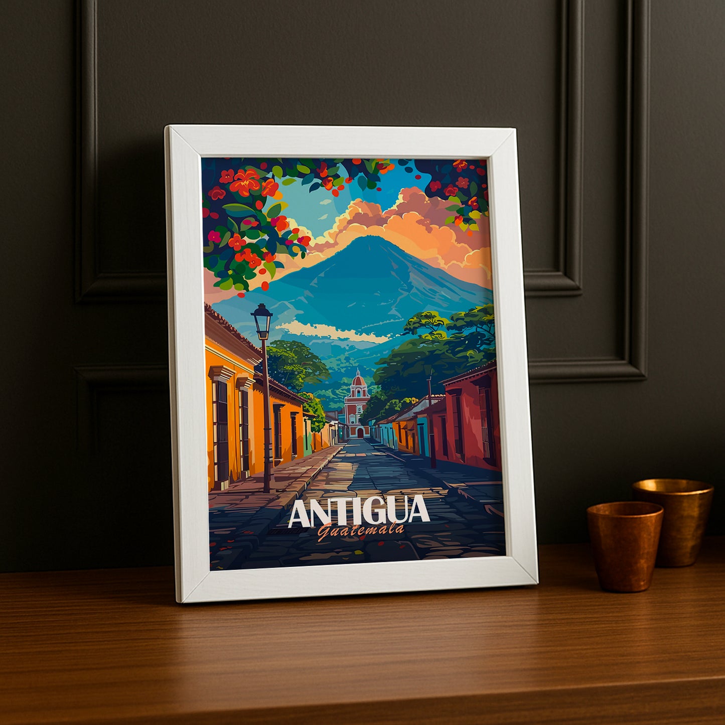 Cadre photo Antigua Guatemala