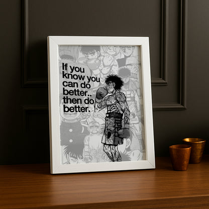 Cadre Photo Hajime no Ippo - If you can do better..