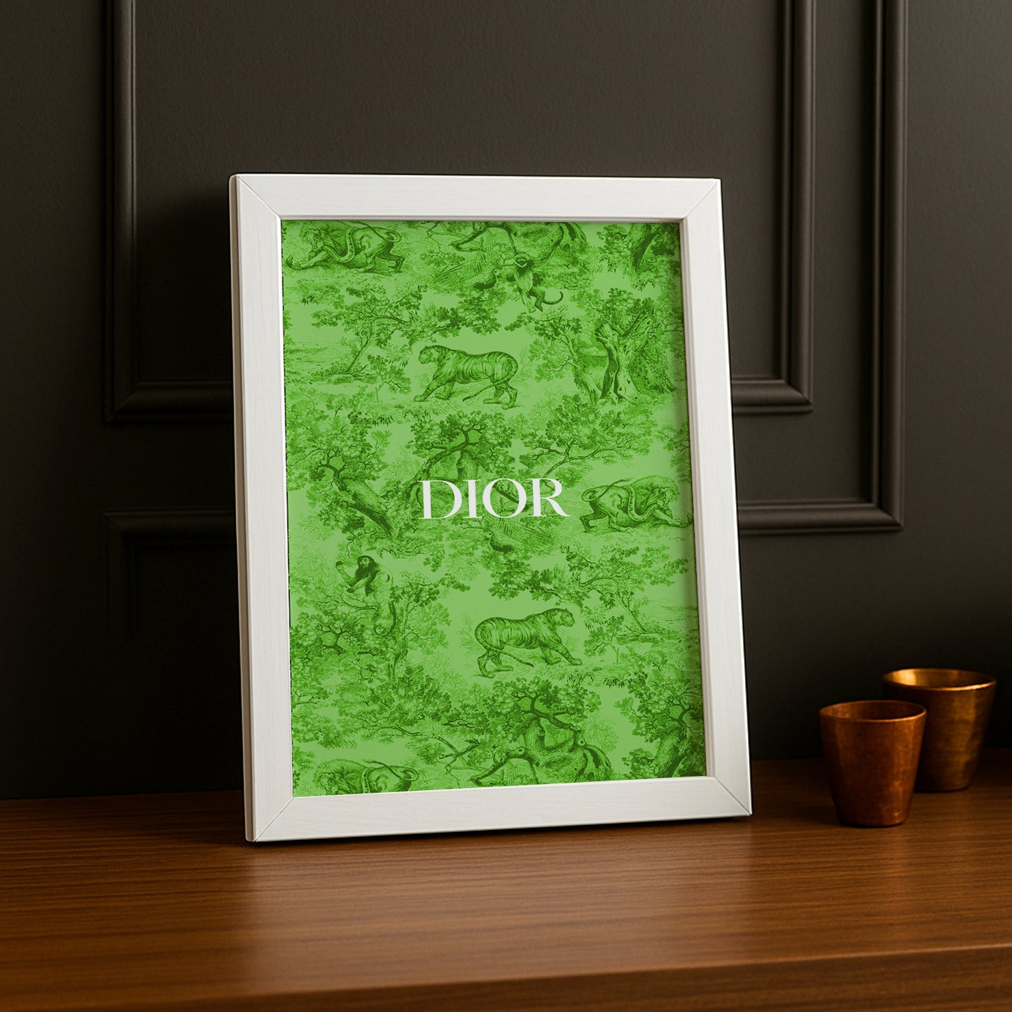 Cadre photo Dior Green Dessin