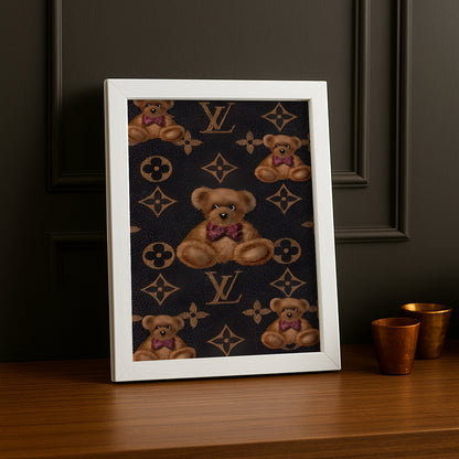 Cadre photo Louis Vuitton - Oursons