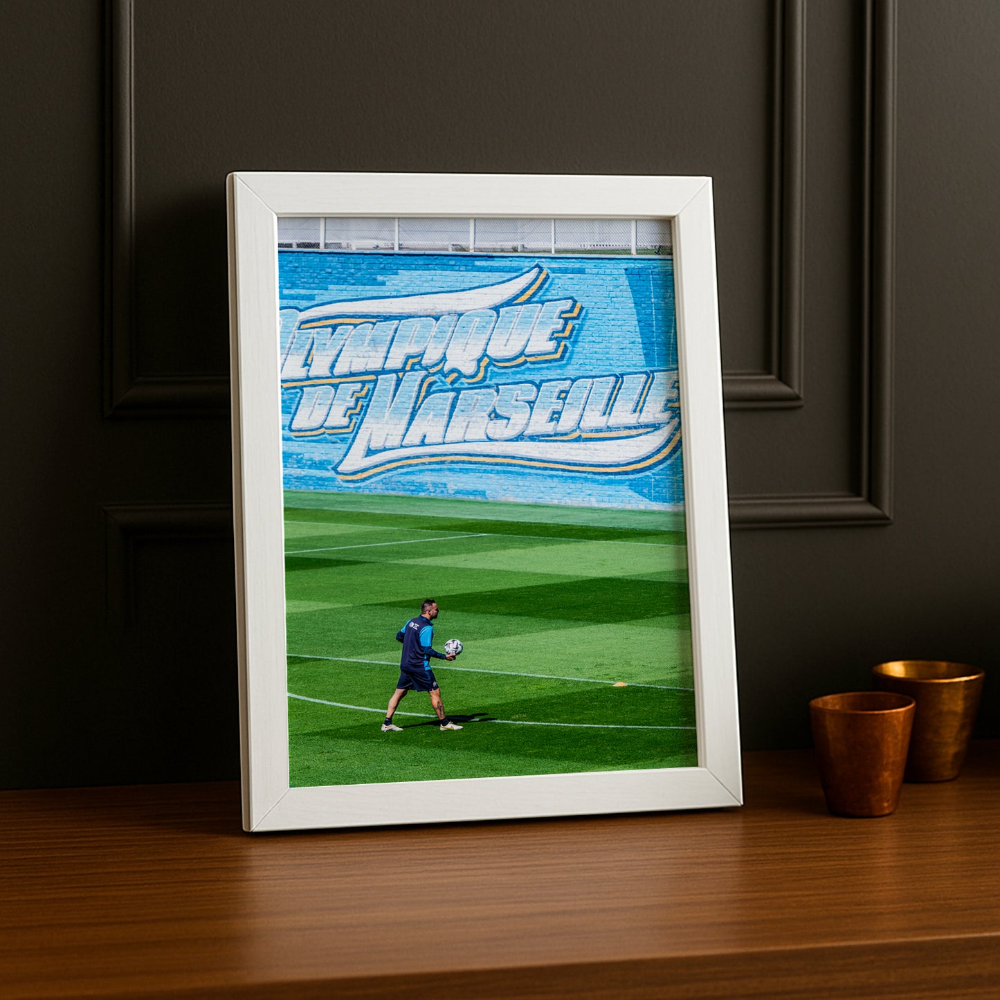 Poster encadrée Olympique de Marseille - Wall