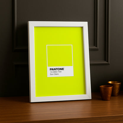 Cadre Photo Pantone Étiquette - Sun Glare