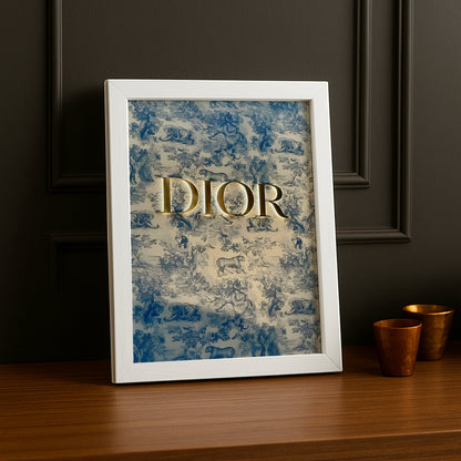 Cadre photo Dior Logo Gold