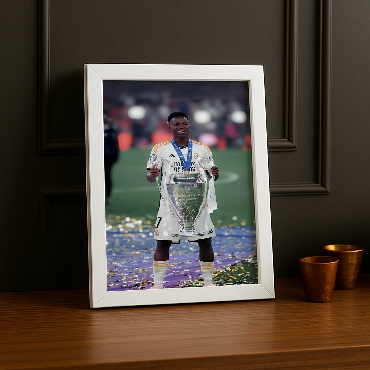 Poster encadrée Real Madrid - Vinicius Junior LDC