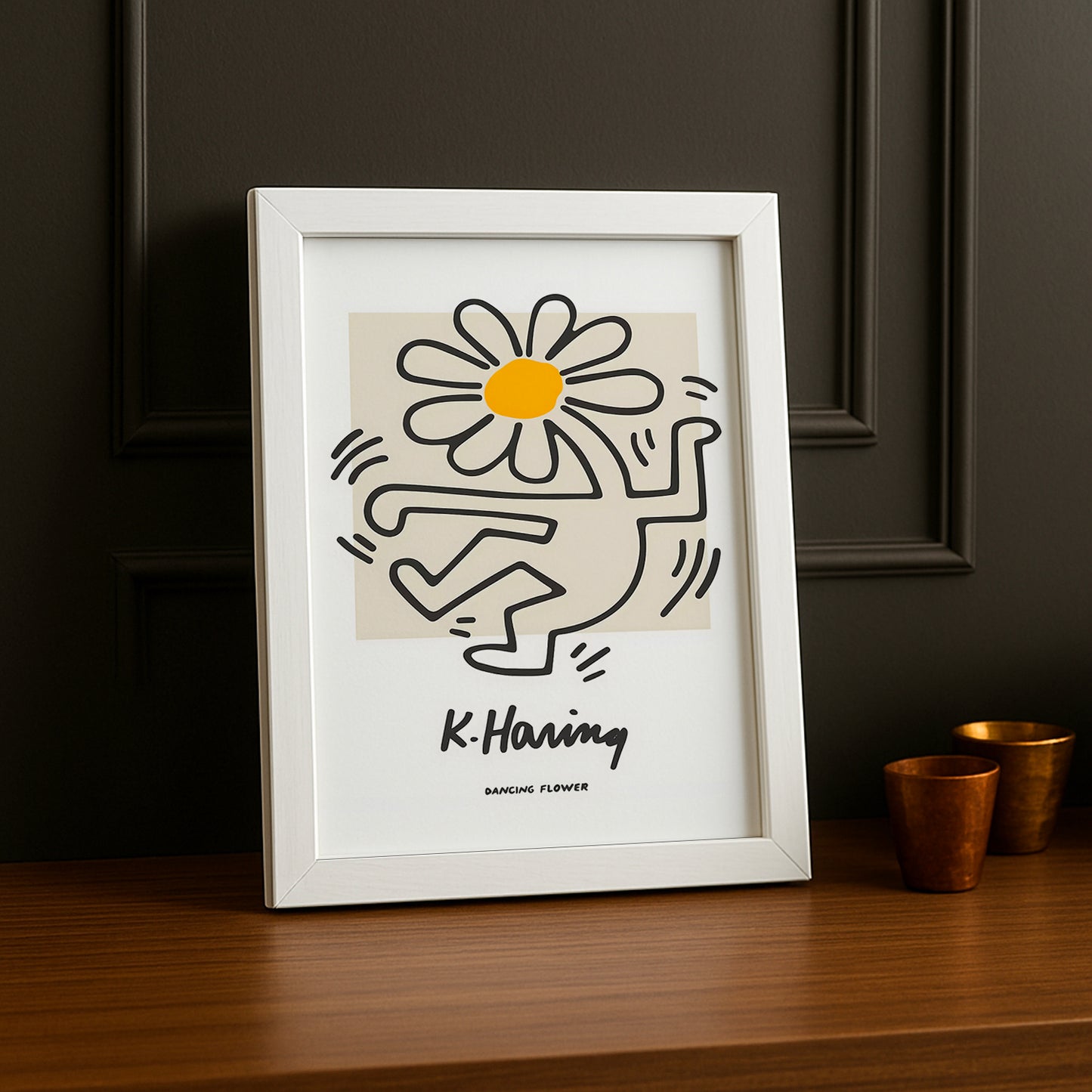 Cadre photo Keith Haring