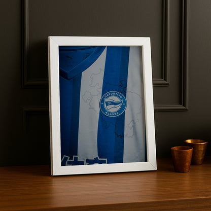 Cadre photo - Maillot Alaves 25-26