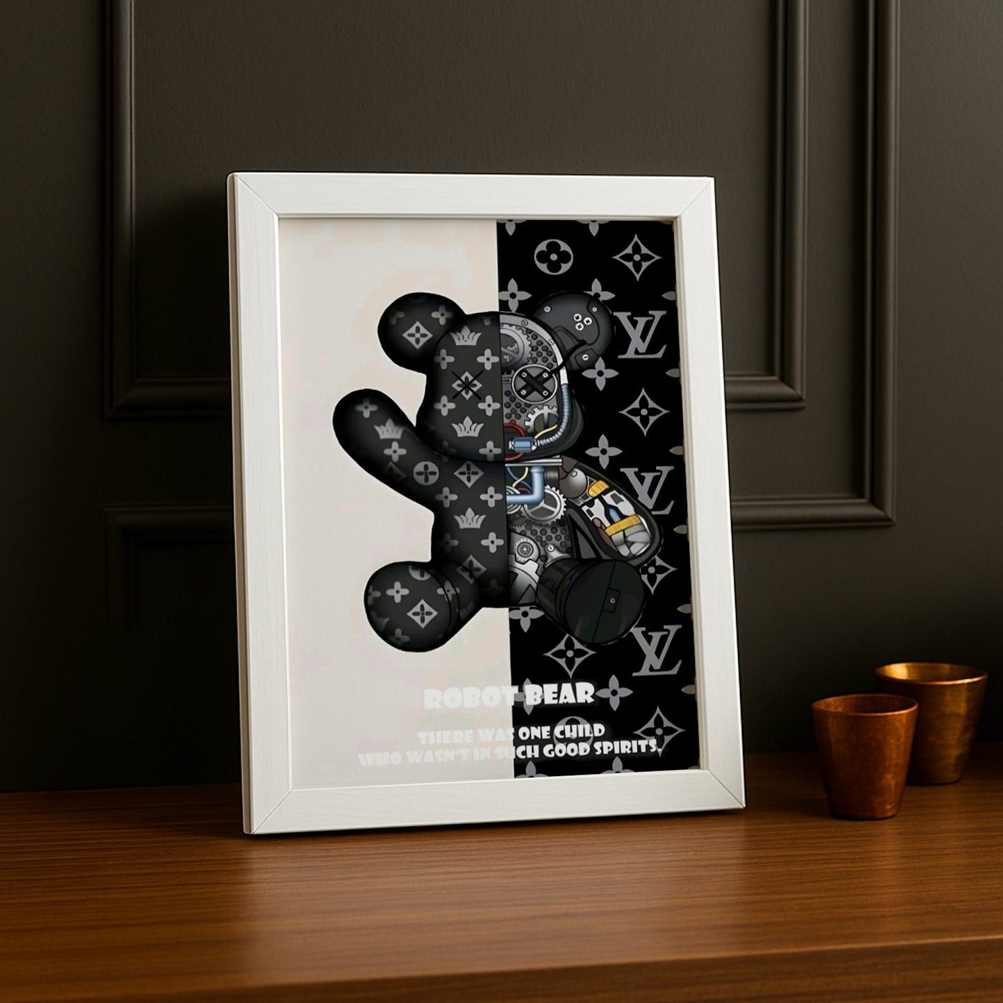 Cadre photo Louis Vuitton Ours