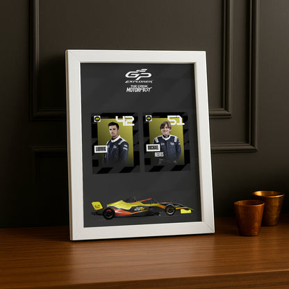 Cadre Photo GP Explorer Ludwig x Reevs x The Crew Motorfest – Affiche Encadrée Officielle Course & Gaming