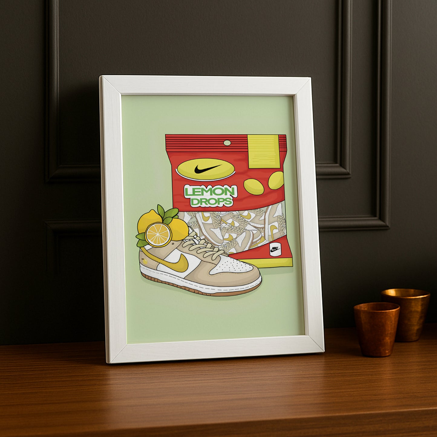 Poster Nike Dunk Low Lemon