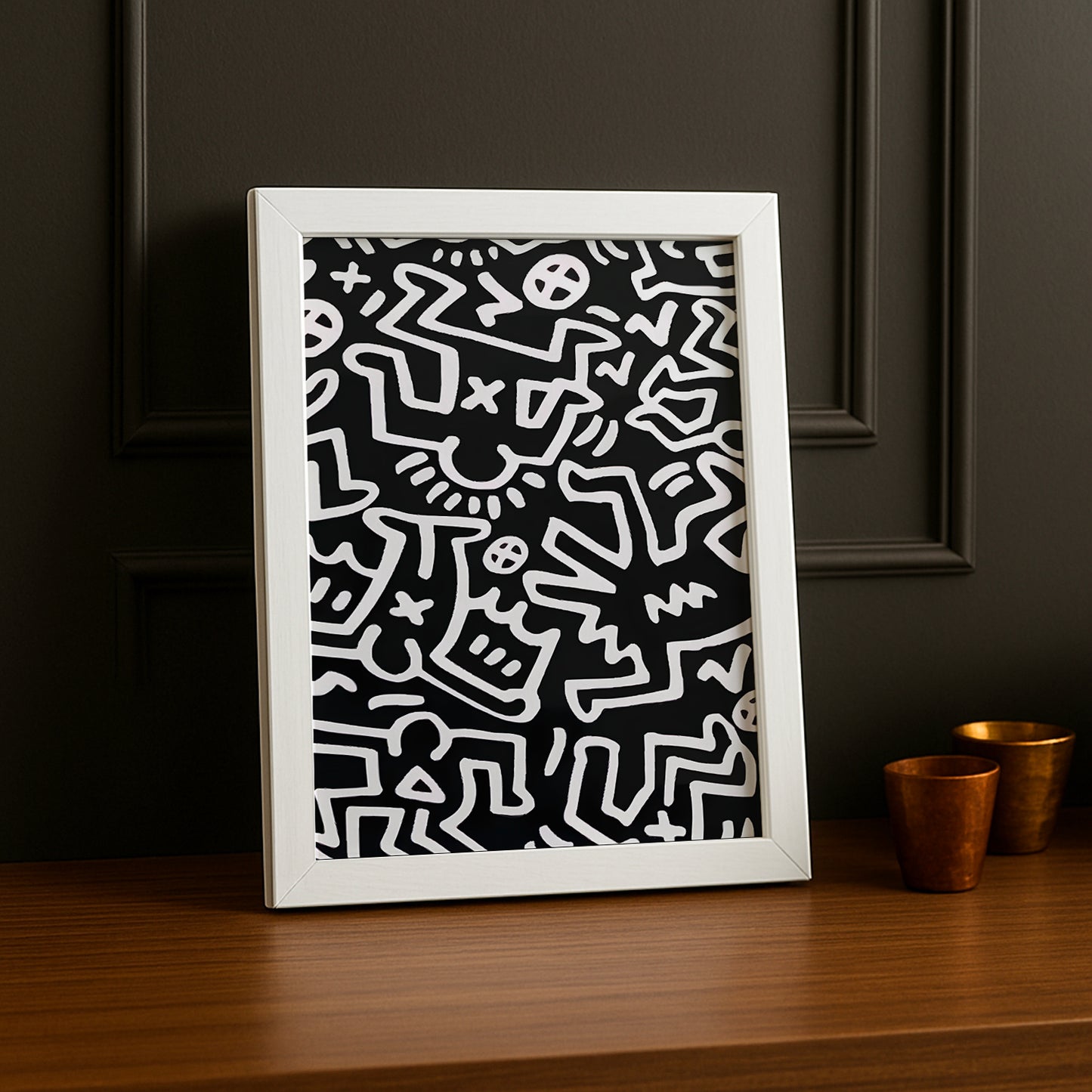 Cadre photo Keith Haring