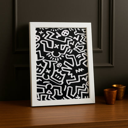 Cadre photo Keith Haring