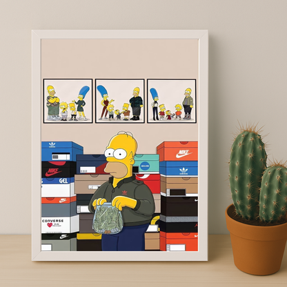 Poster Nike Homer Simpson