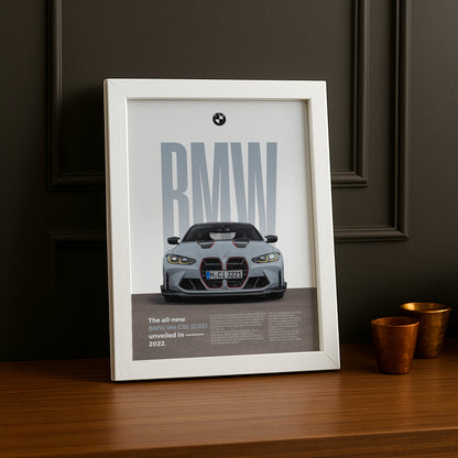 Poster Voitures - BMW M4 CSL G82