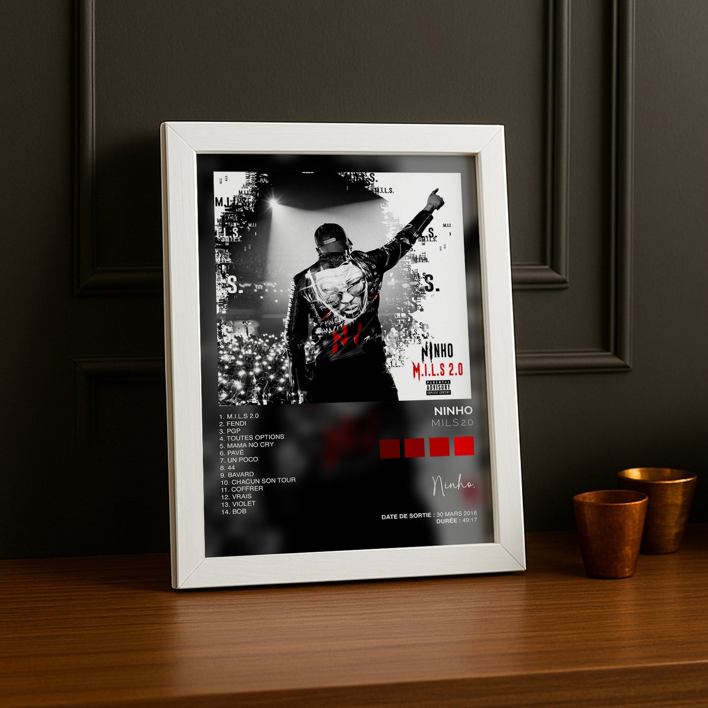 Poster Ninho - Album M.I.L.S 2.0