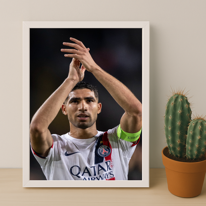 Poster encadrée Paris Saint-Germain - Achraf Hakimi PSG