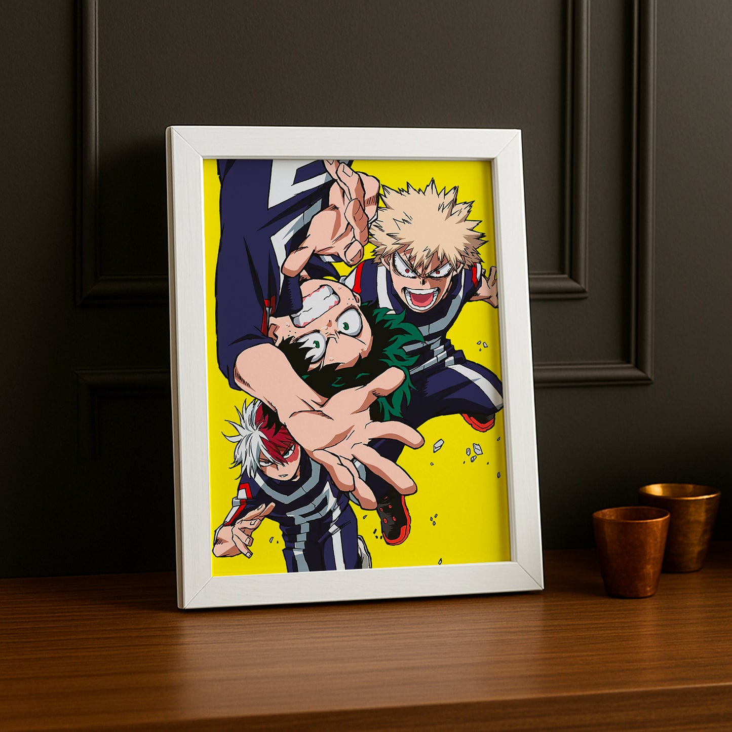 Cadre Photo My Hero Academia - Bakugo x Deku