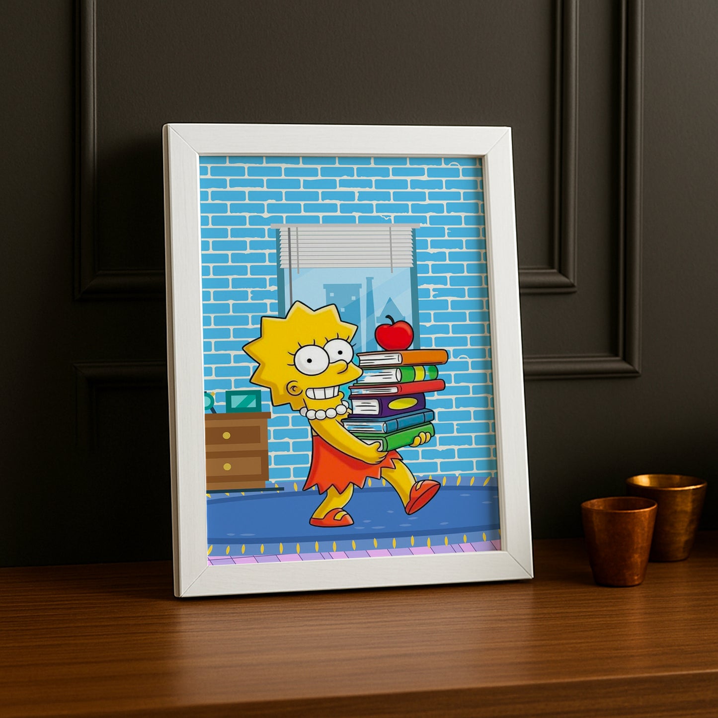 Cadre Photo Les Simpsons - Lisa Simpson School