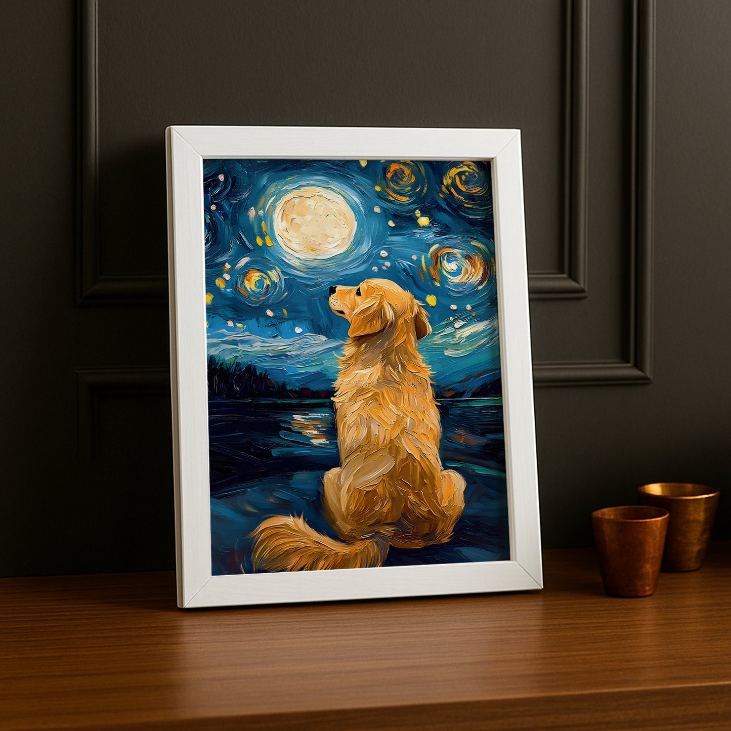 Portrait de chien - Poster