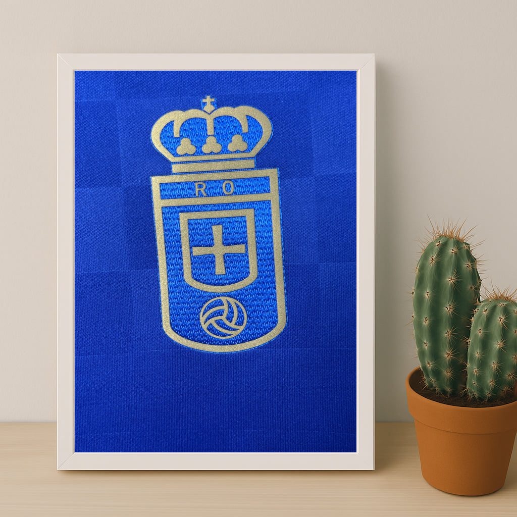 Cadre photo - Maillot Real Oviedo 25-26