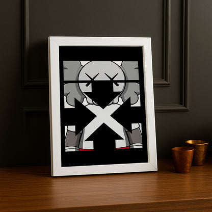 Cadre photo Off-White x Kaws