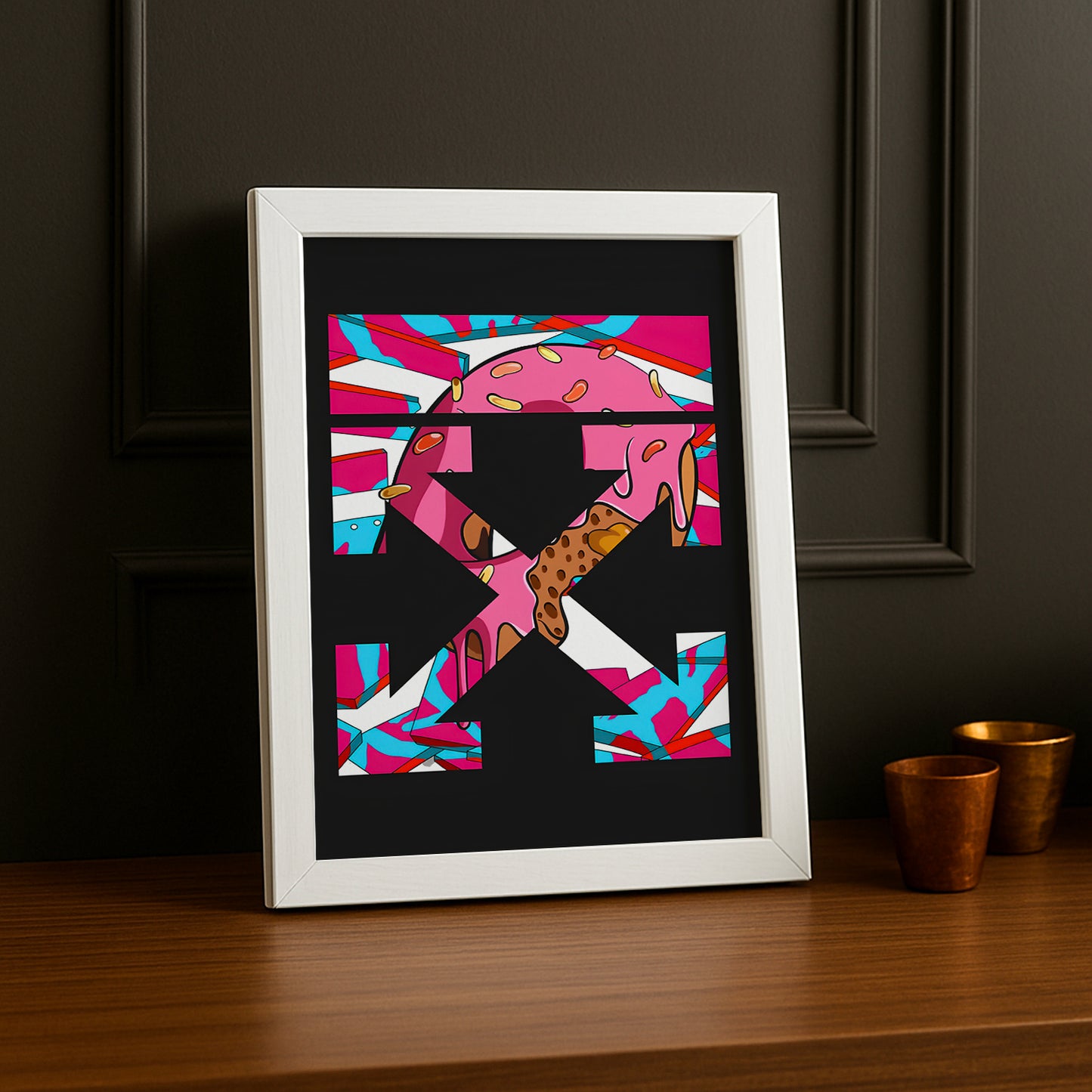 Cadre photo Off-White Donuts