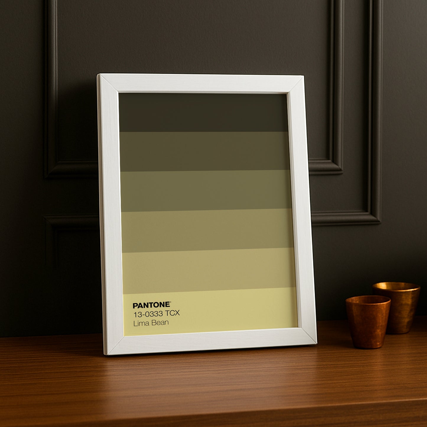 Cadre Photo Pantone Dégradé - Lima Bean