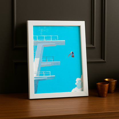 Cadre Photo Natation - Plongeon