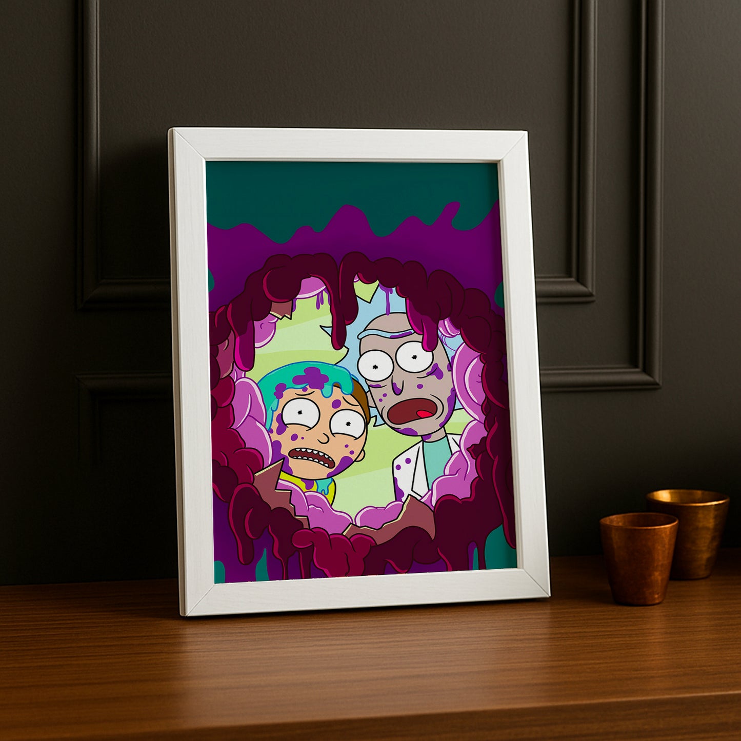Cadre photo de Rick et Morty