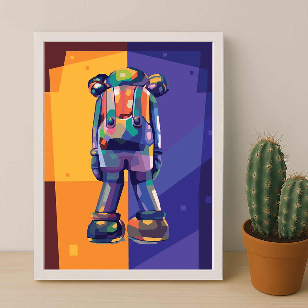 Cadre photo Kaws - Triste