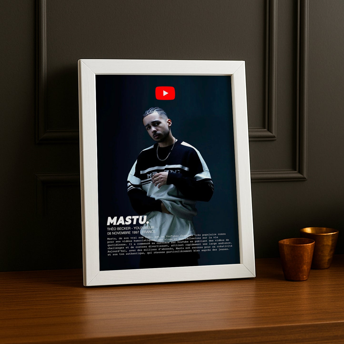 Cadre photo Mastu Youtube