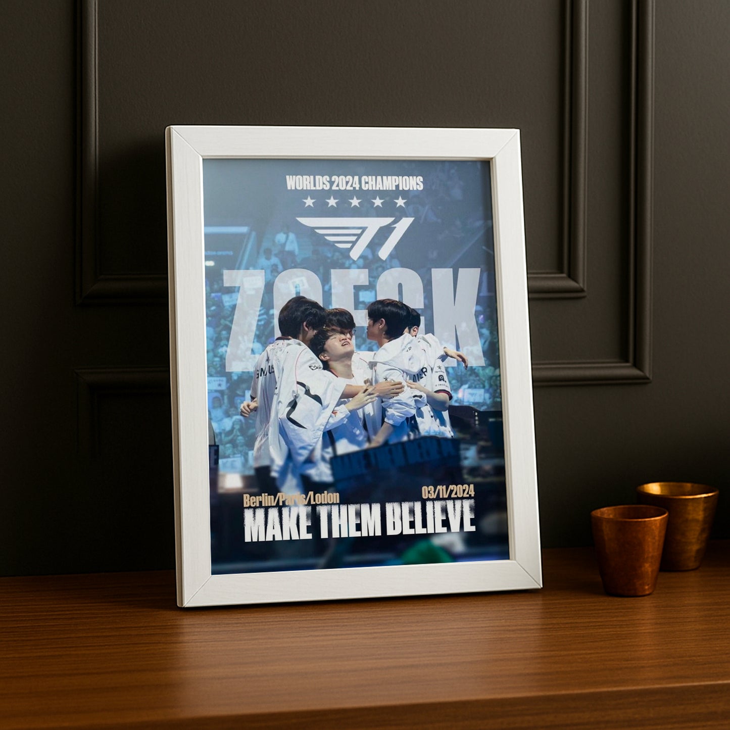 Cadre Photo SK Telecom T1 - Make Them Believe