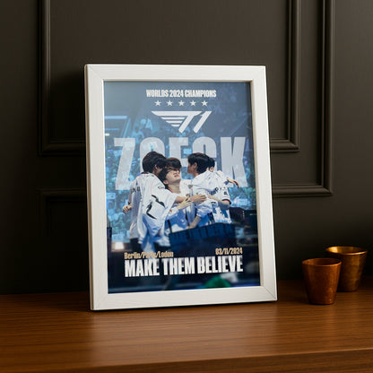 Cadre Photo SK Telecom T1 - Make Them Believe