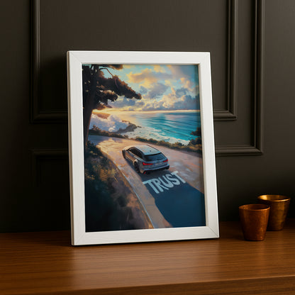 Audi RS6 Gris nardo - Poster