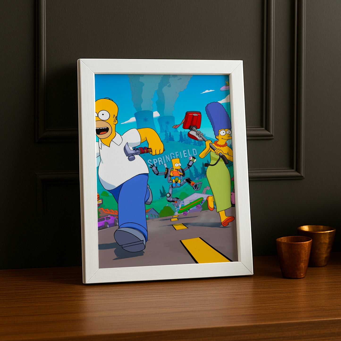 Cadre Photo Fortnite - Les Simpsons