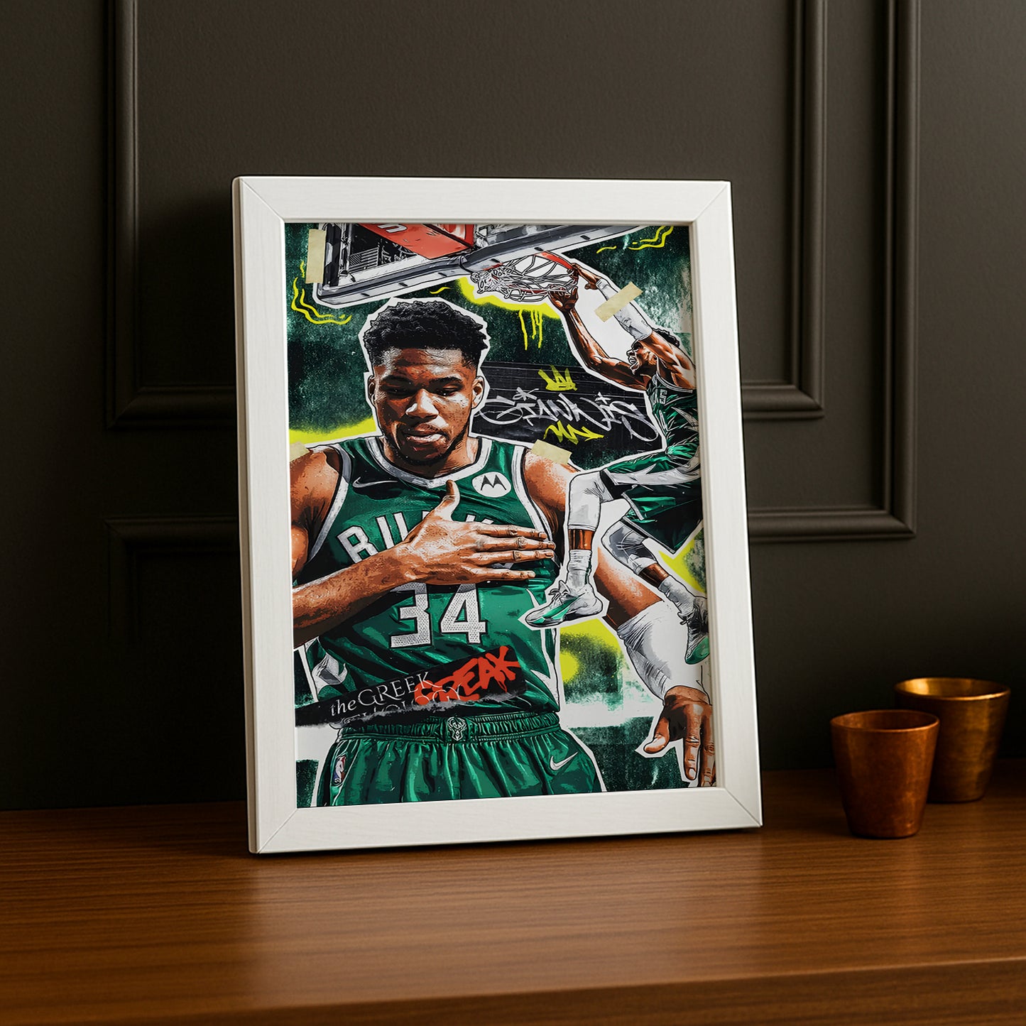 Cadre photo Giannis NBA