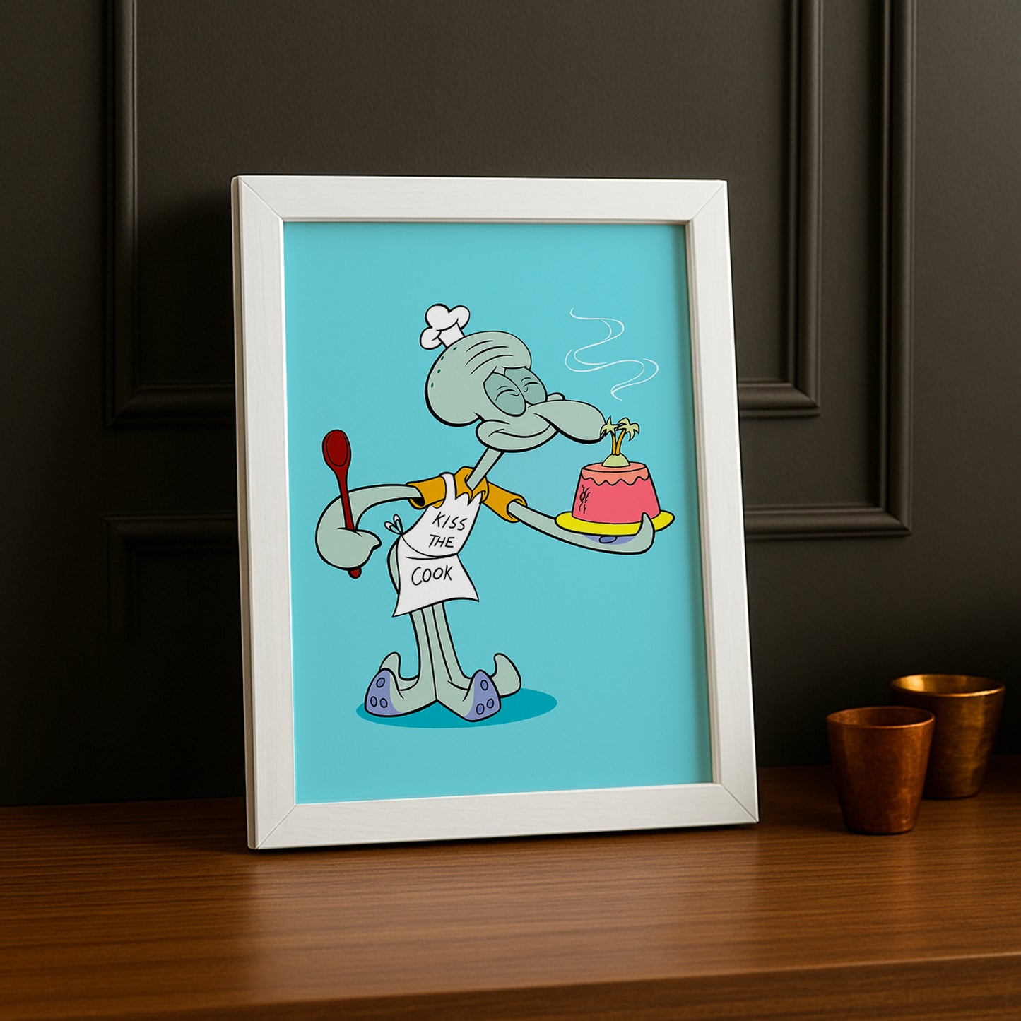 Cadre Photo Bob L'Éponge - Carlo Kiss The Cook