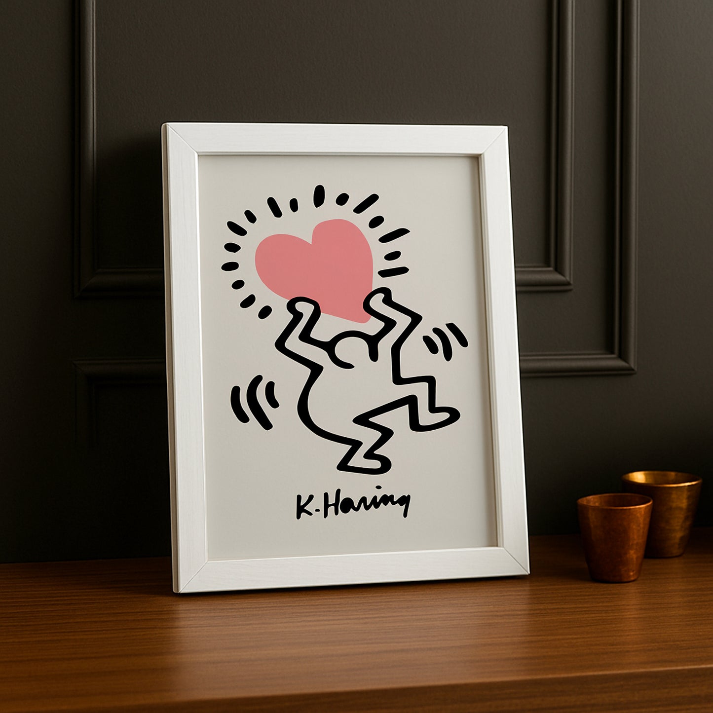 Cadre photo Keith Haring