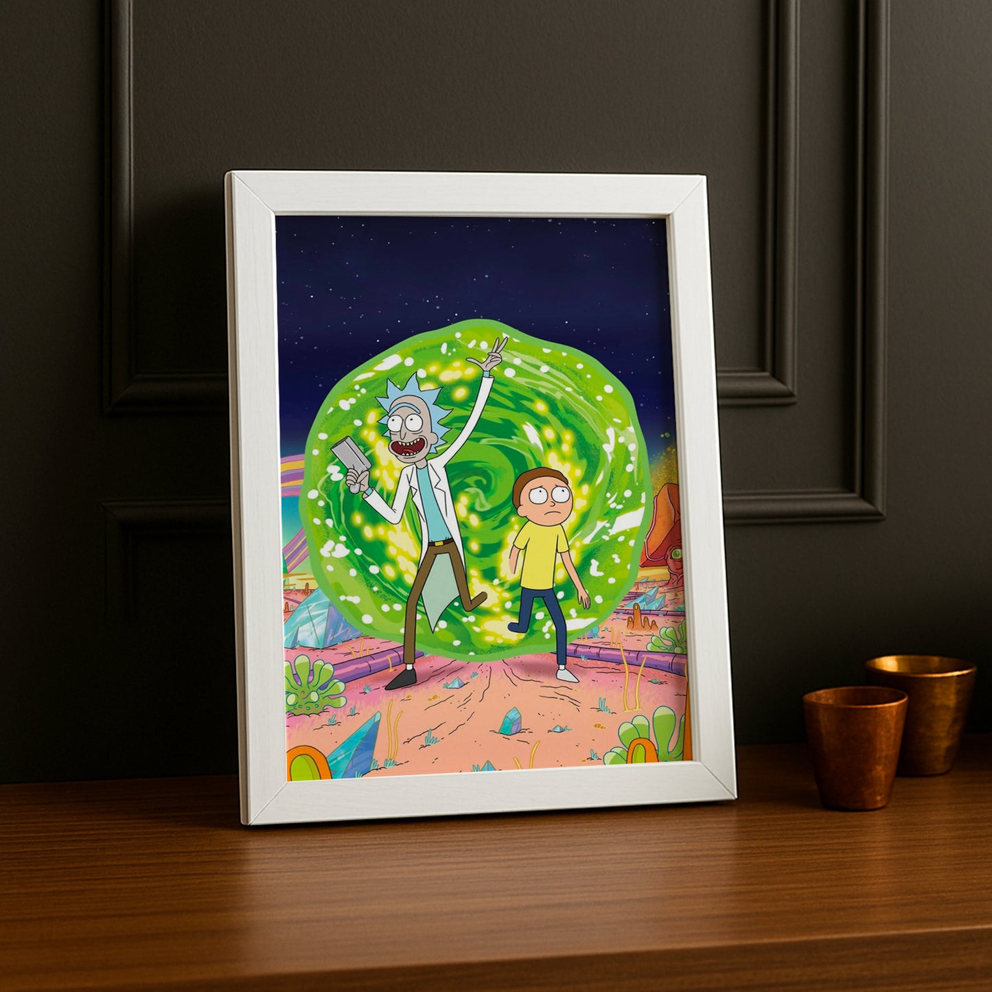 Cadre photo de Rick et Morty