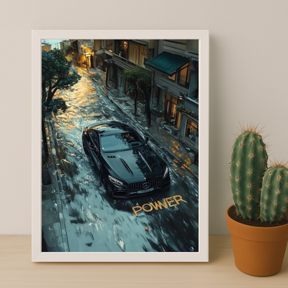 Mercedes AMG GT - Poster
