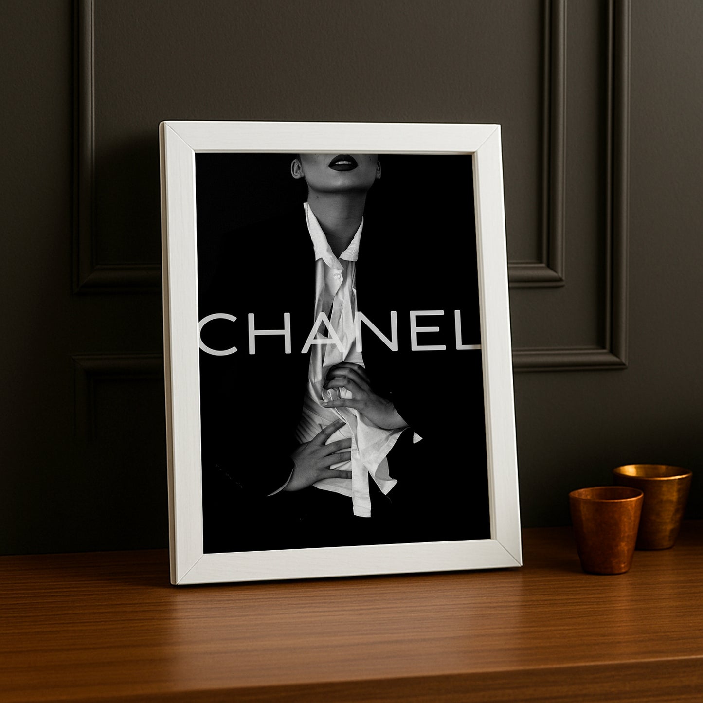 Cadre photo Chanel logo