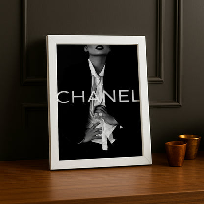 Cadre photo Chanel logo