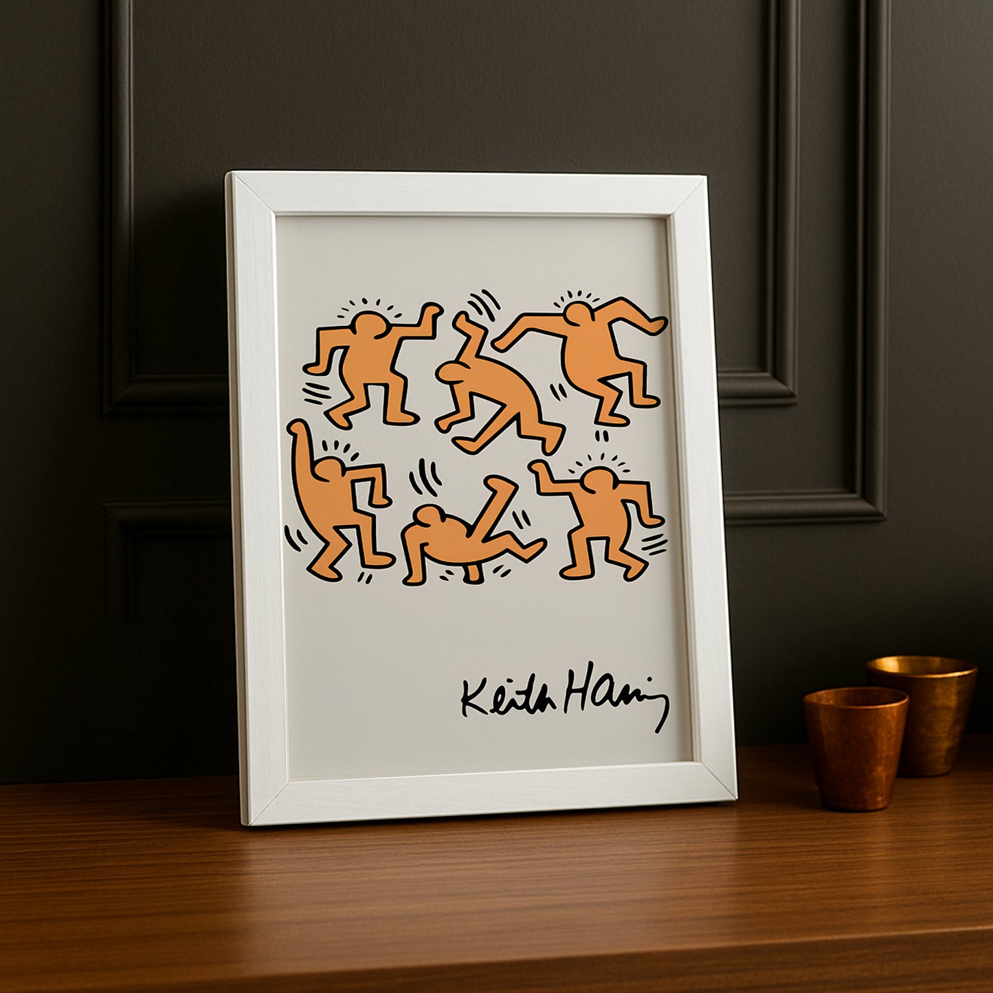 Cadre photo Keith Haring