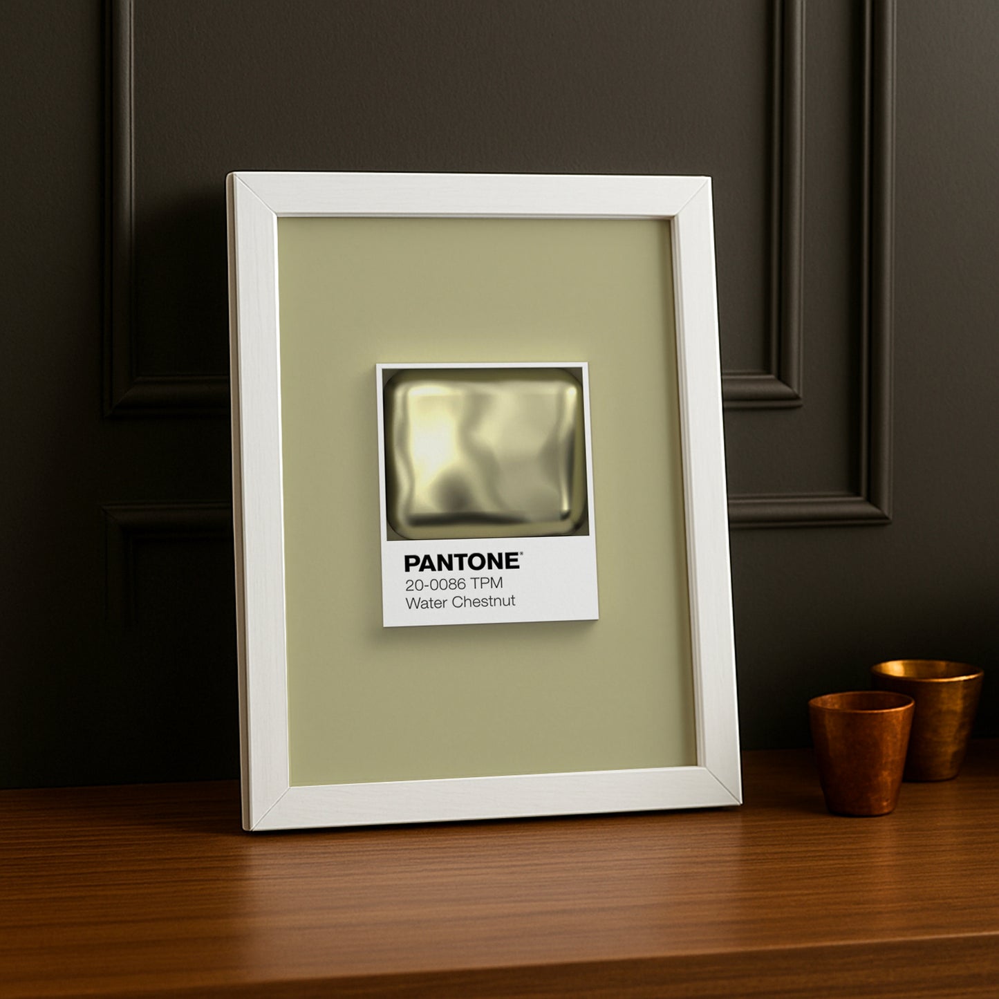 Cadre Photo Pantone Étiquette - Water Chestnut