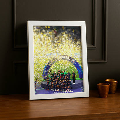 Cadre photo Marquinhos PSG Ligue des champions